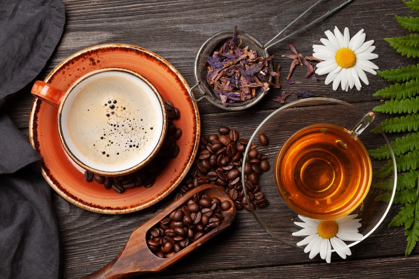 Coffee and tea
